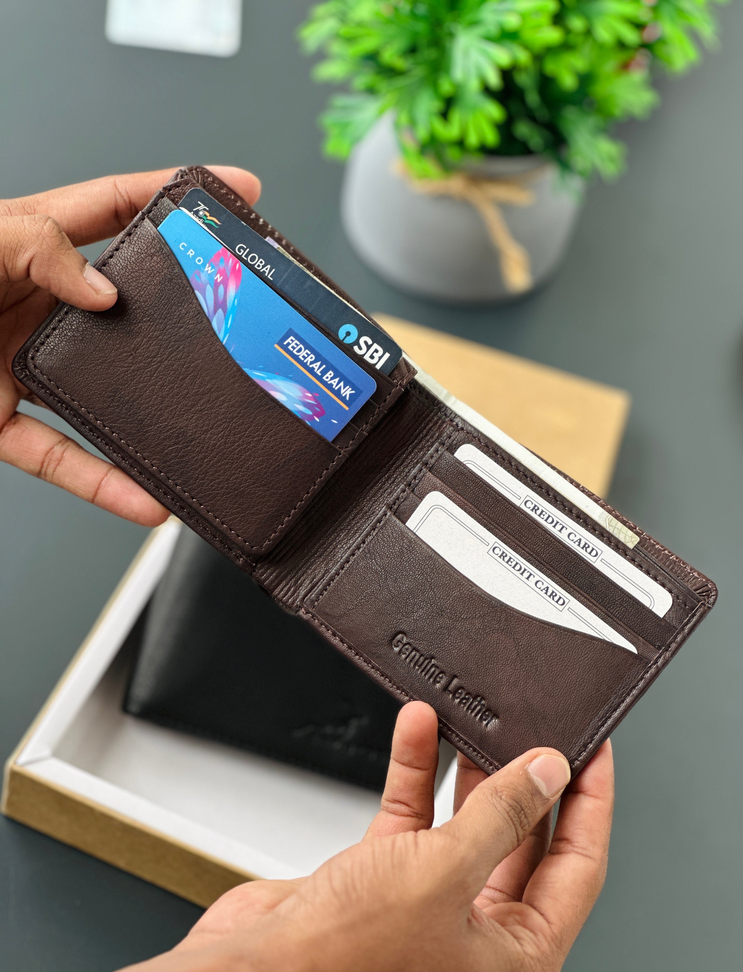 Tavistock leather wallet for Men