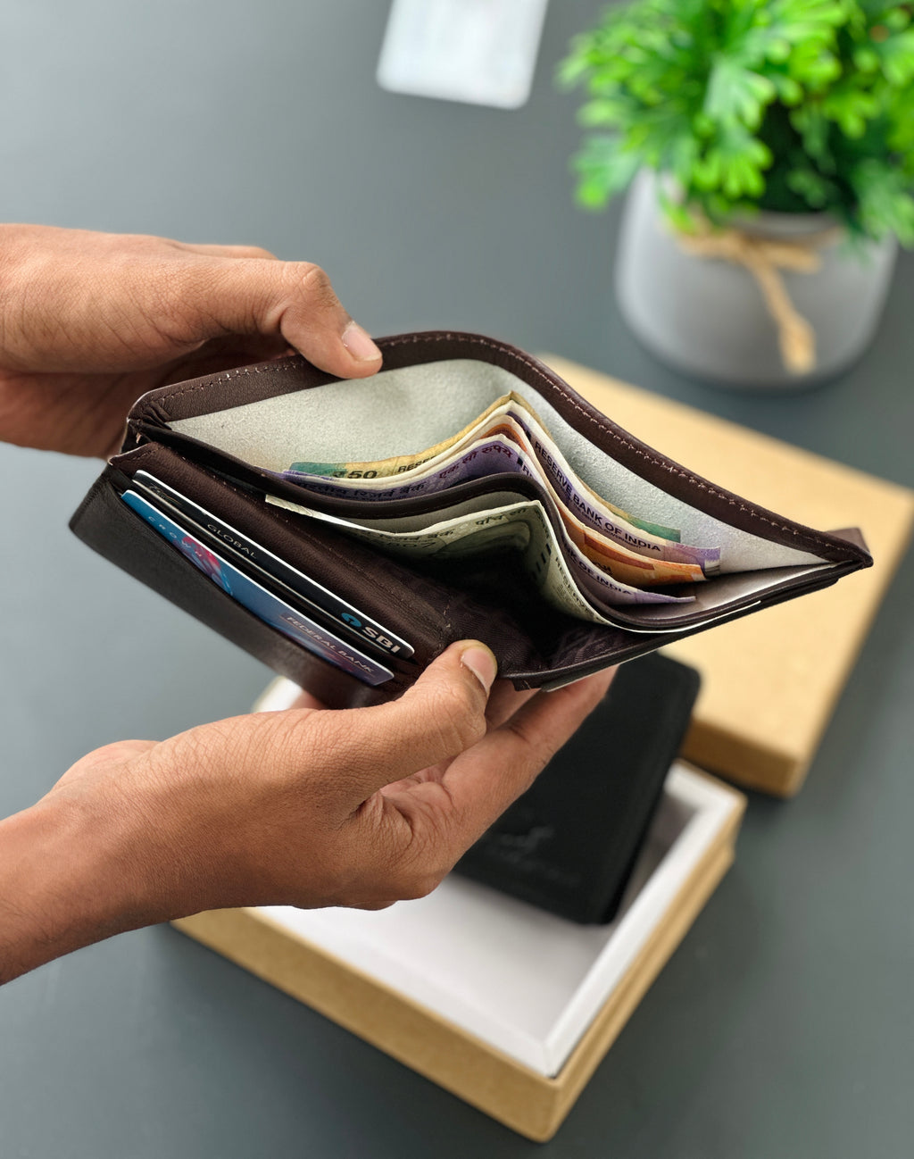 Tavistock leather wallet for Men