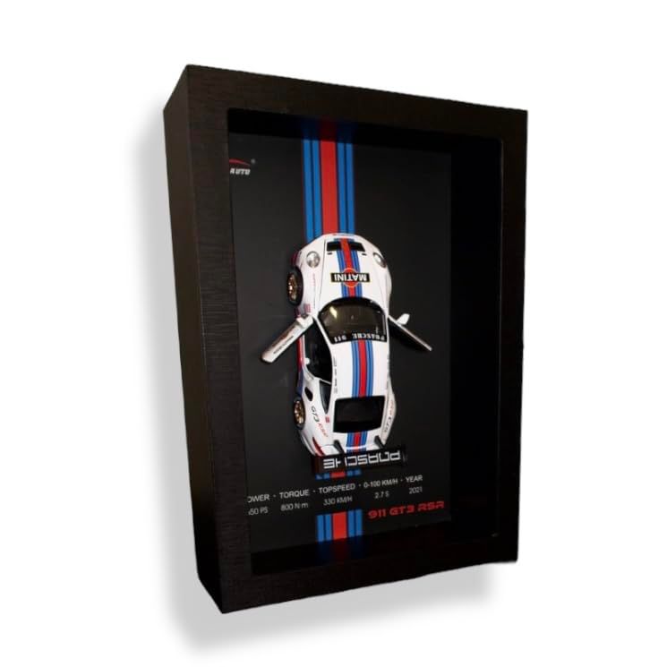 3D Car Wall Frame Porsche