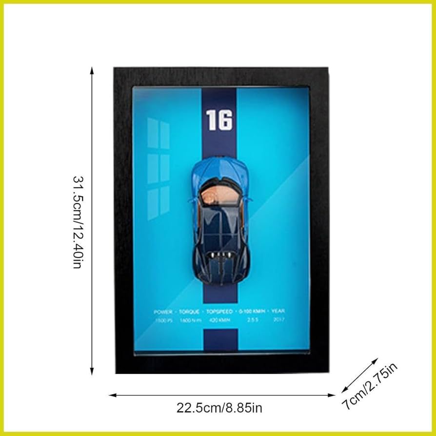 Metal 3D Car  Frame Car Model (Veyron)