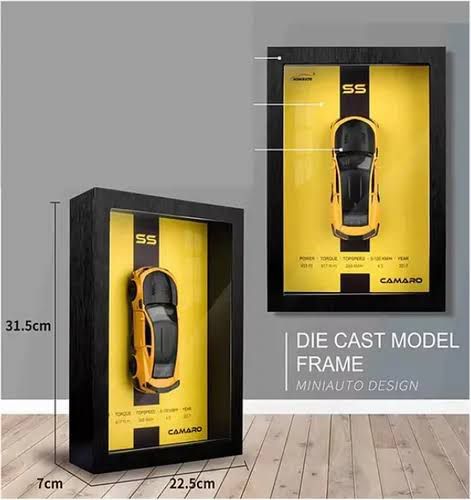 Mini Auto Metal Car Chevrolet Camaro 8020A 3D Frame