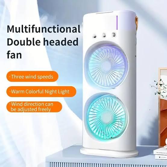 Multi functional double headed fan