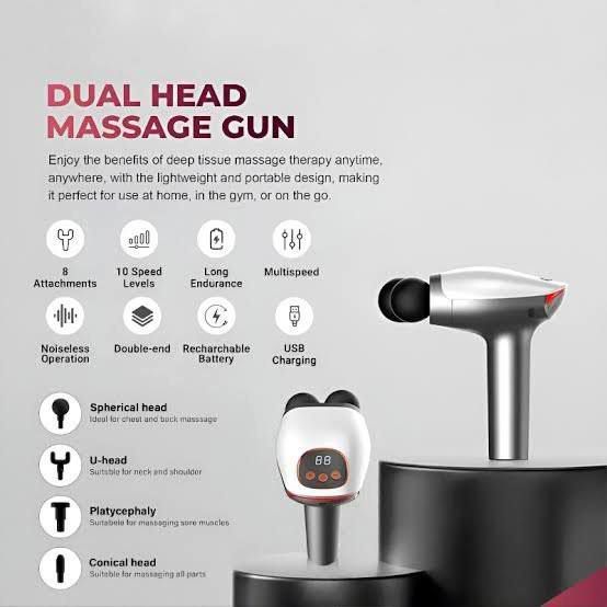 Advanced Double-Headed Handheld Massage Gun