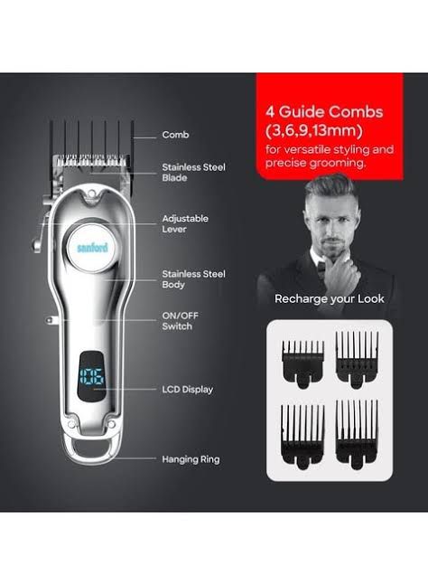 Sanford SF1958HC Professional Rechargeable Hair Clipper.