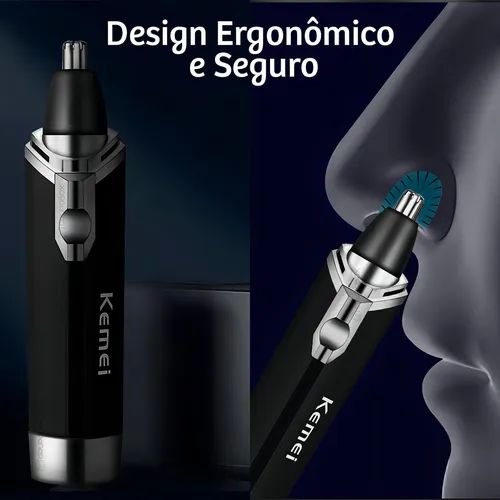 Kemei KM-6512 electric nose and ear hair trimmer.