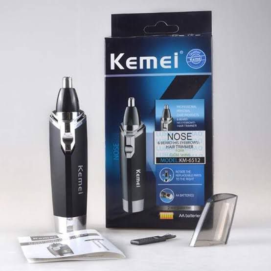 Kemei KM-6512 electric nose and ear hair trimmer.