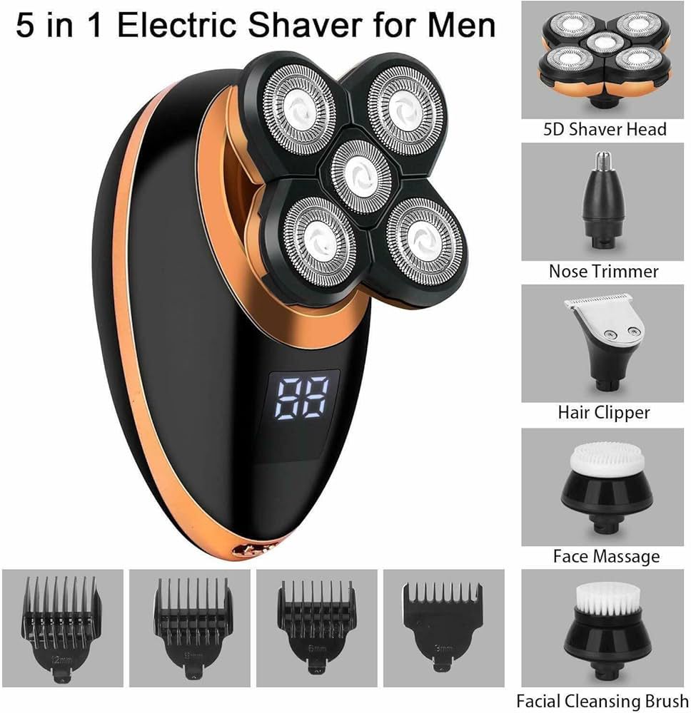 VGR V-316 professional men's 5-in-1 electric shaver kit.