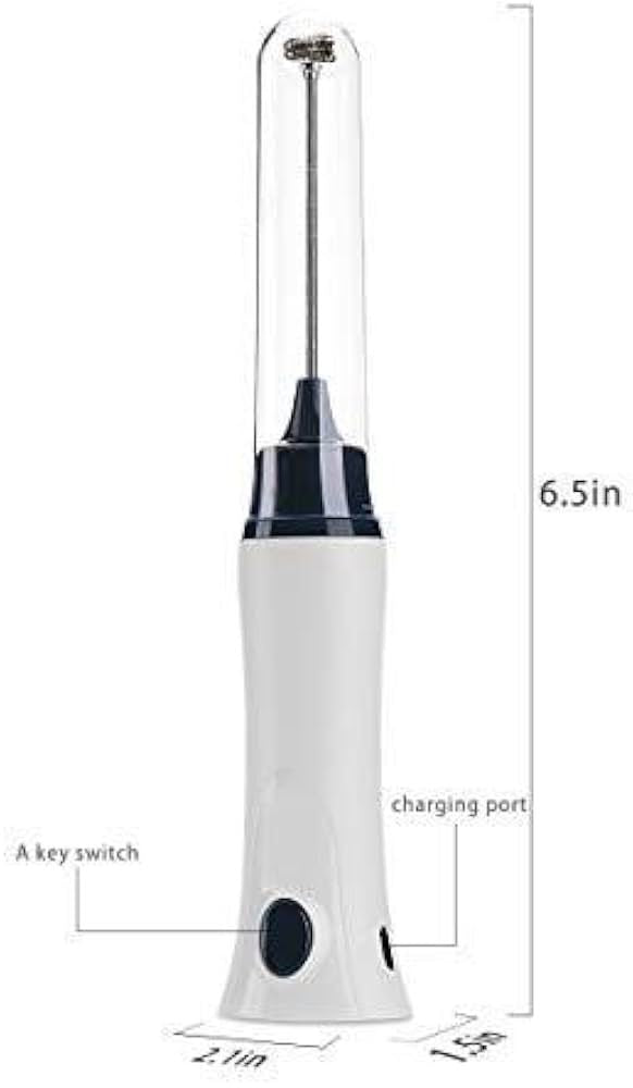 portable rechargeable handheld milk frother