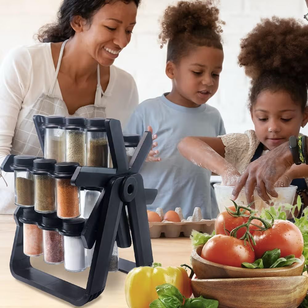 18 Jar Rotating Spice Rack